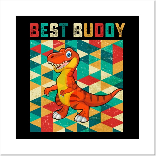 Best Buddy T-Rex Wall Art by danieldamssm